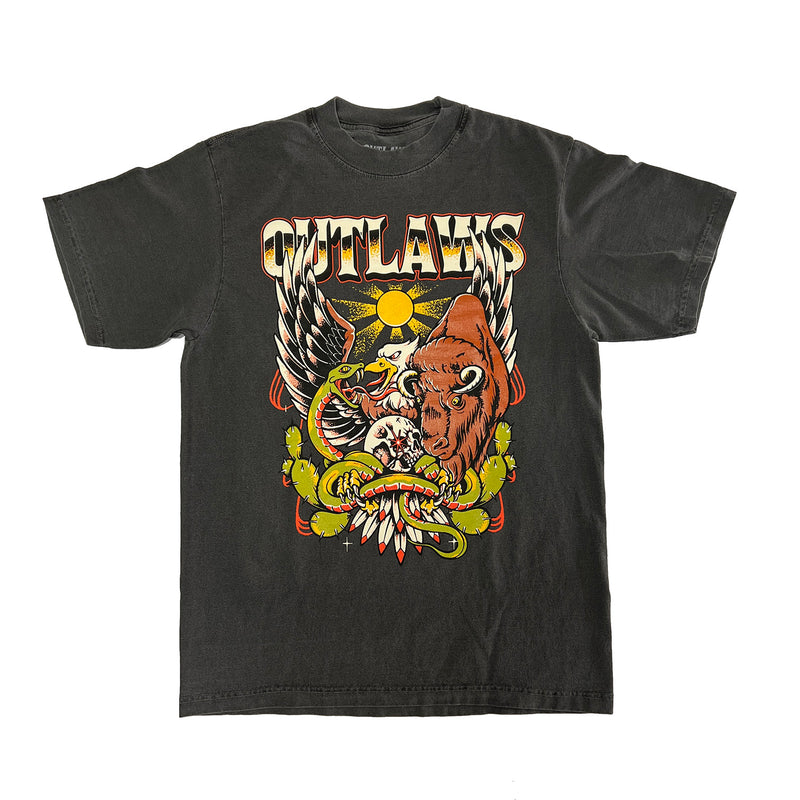 OUTLAWS Animals Garment Dyed Tee