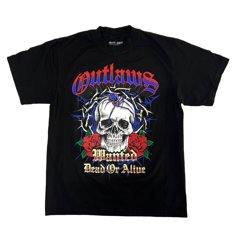 OUTLAWS Spider Skull Tee
